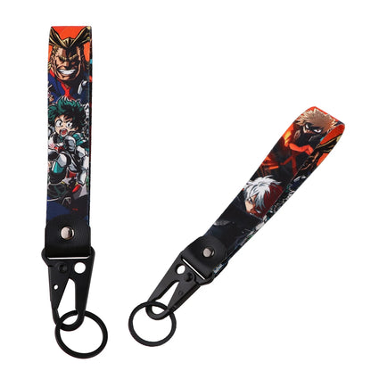 Anime Eagle Beak Keychain – Cool Short Lanyard for Phone, Badge Holder & USB Pendant