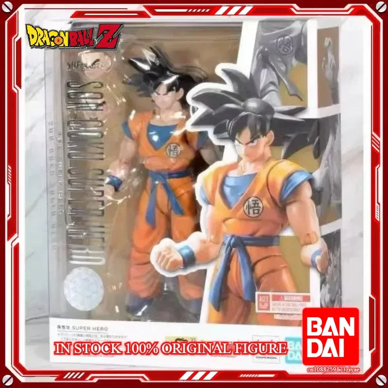 Original Bandai Dragon Ball Z S.H.Figuarts — Super Saiyan God Blue Son Goku Action Figure Model Toy
