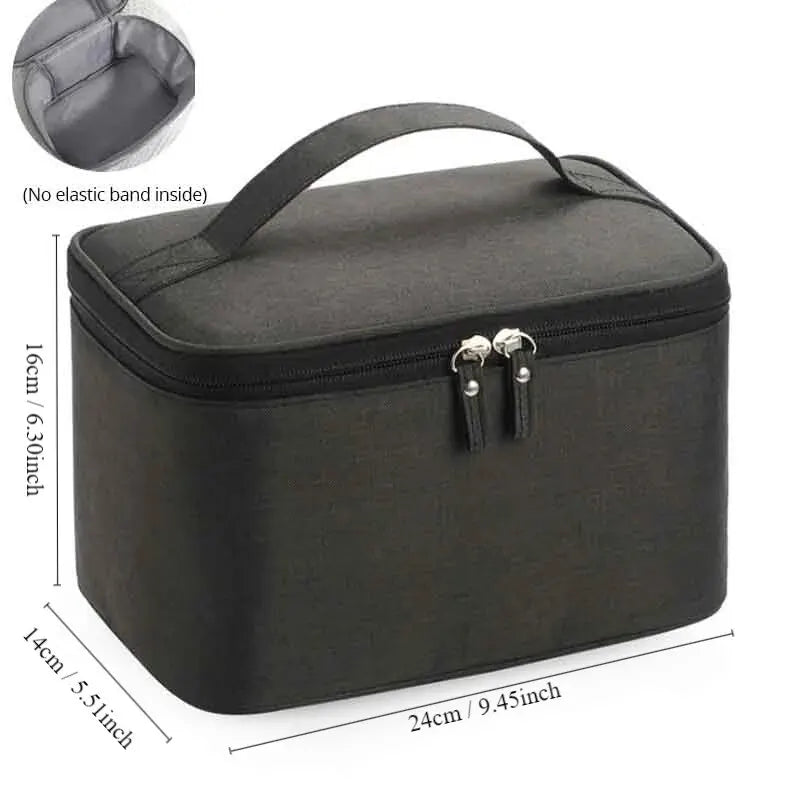 Men’s Business Travel Toiletry Bag – Double-Layer Large Capacity Cosmetic & Storage Handbag, Oxford Cloth