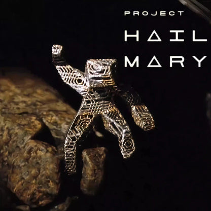 Project Hail Mary Movie Cosplay Keychain – 3D Printed Kawaii Character Keyring Bag Charm & Collectible Movie Prop Accessory