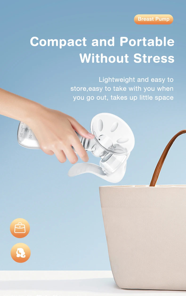 Dr.Isla Manual Breast Pump – BPA-Free Baby Nipple Suction Milk Feeding Bottle for Postpartum Care