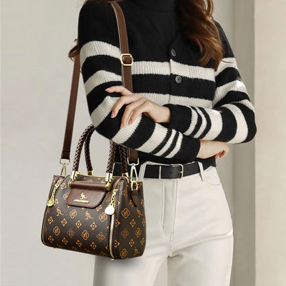 Women’s Designer Soft Leather Crossbody Bag – High-Quality Fashion Shoulder Messenger Purse for Ladies