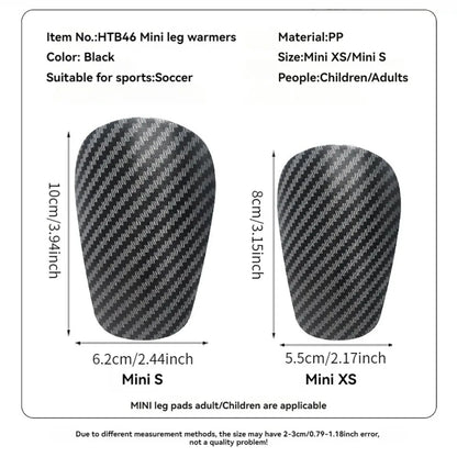 Loogdeel Mini Soccer Shin Guards - Extra Small Football Shin Guards for Kids & Adults, Protective Equipment