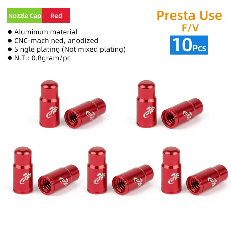 Deemount Presta Valve Core Replacement — Brass FV Nozzle with Alloy Remover Tool for MTB & Road Bikes