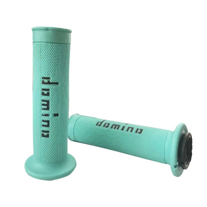 7/8" (22/24mm) Gel Rubber Domino Motorcycle Handlebar Grips — Universal for KTM Yamaha Pit Bike Motocross (9 Colors)