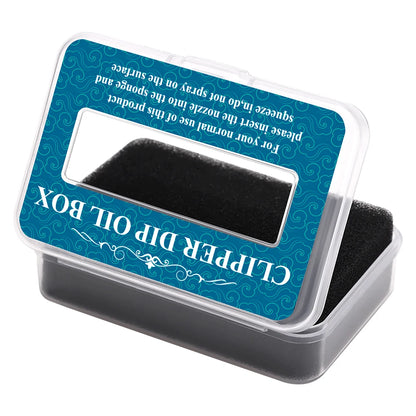 Lubricating Clipper Oil Box – Hair Blade Rust Prevention & Repair, Electric Push Barber Oil Storage Box