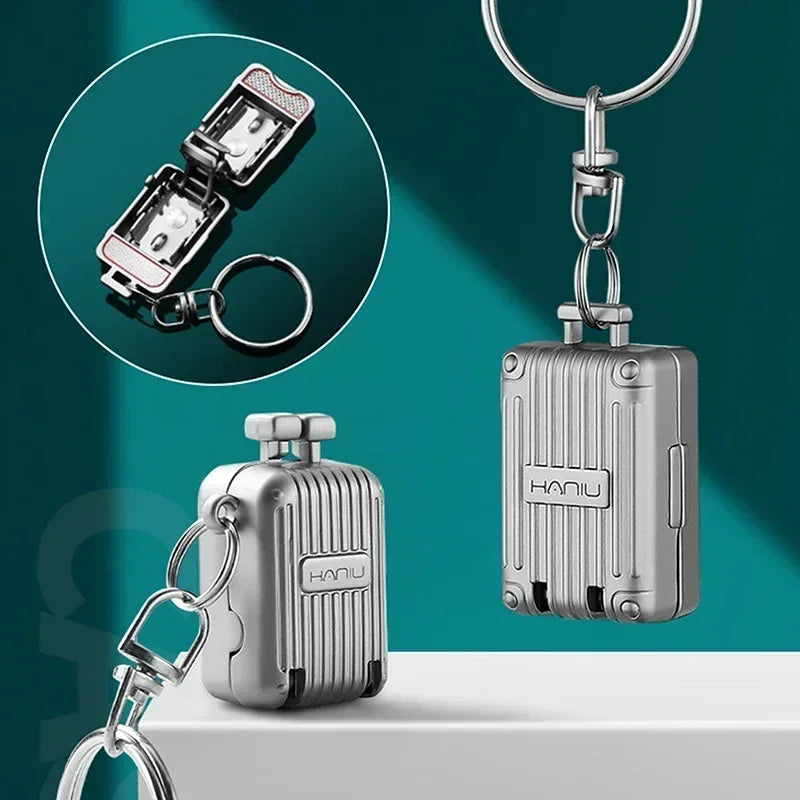 Exquisite Foldable Nail Clippers Keychain – Stainless Steel Fingernail & Toenail Manicure Trimmer