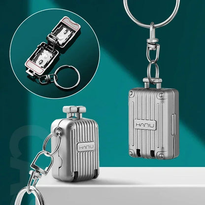 Exquisite Foldable Nail Clippers Keychain – Stainless Steel Fingernail & Toenail Manicure Trimmer