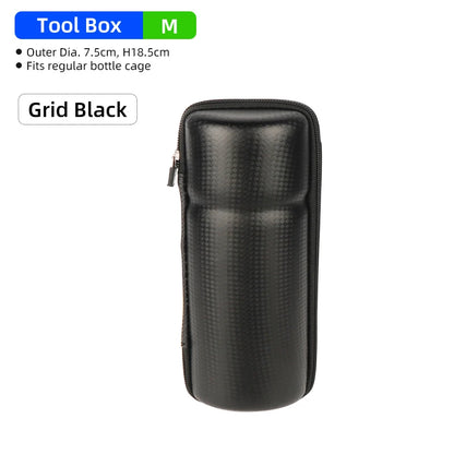 Deemount Bicycle Tool Storage Box – Bottle Cage Mount Case for Bike Repair Kits, Glasses & Keys