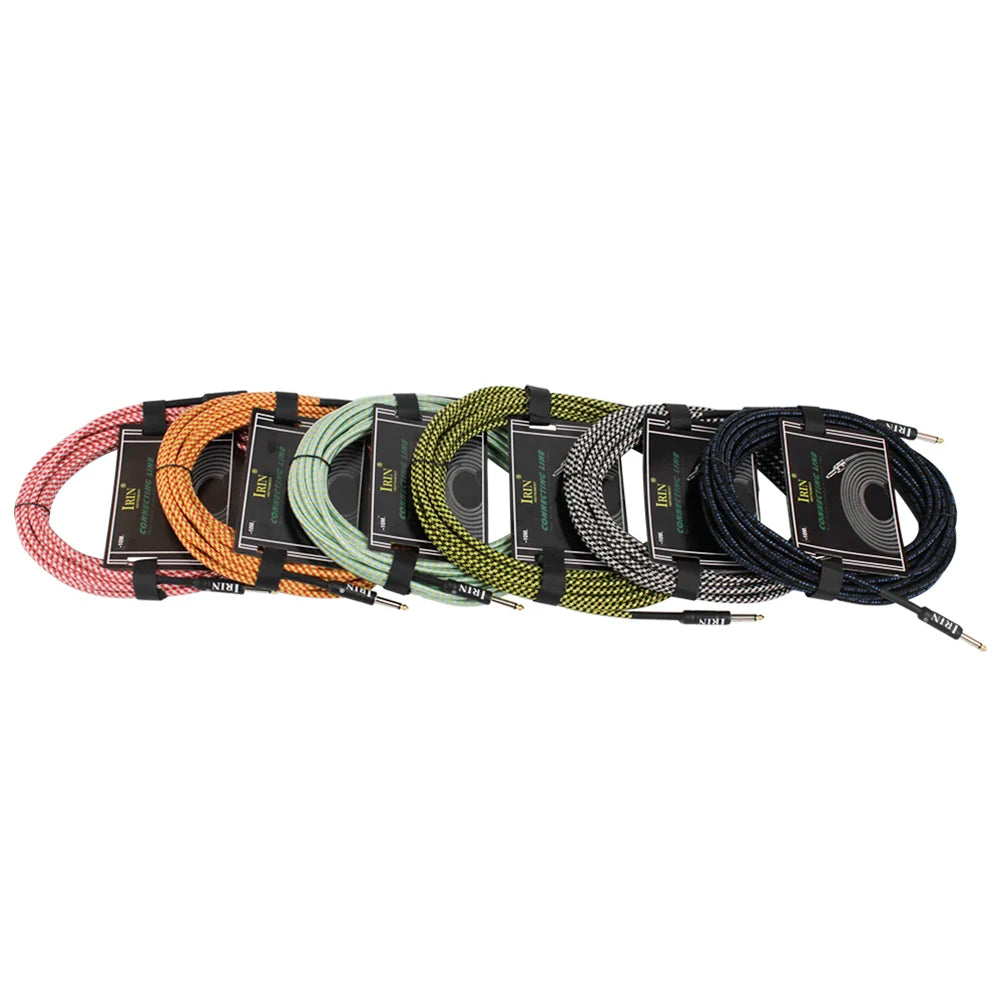 IRIN 3M Guitar Cable - No Noise Audio Wire Cord, Stringed Instrument Accessories for Electric Guitar Bass