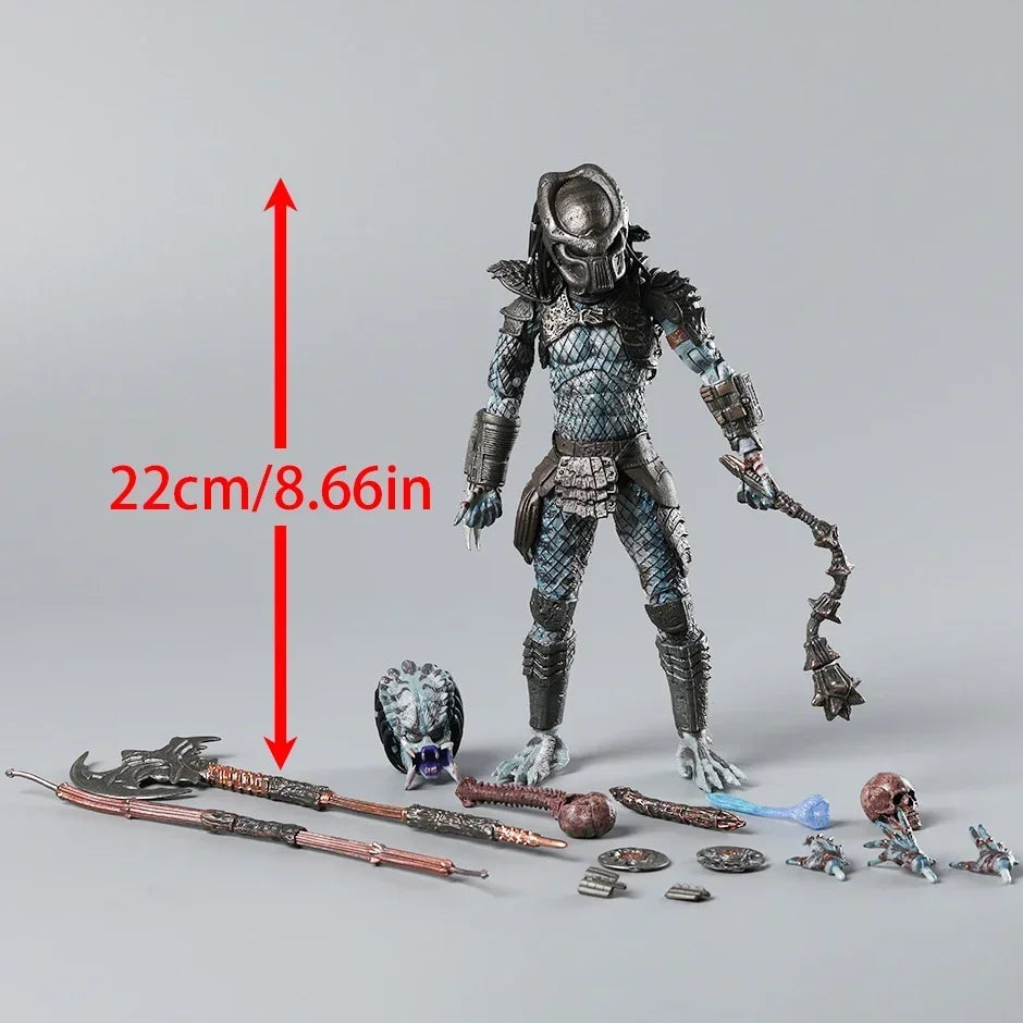 NECA Predator 2 Warrior 30th Anniversary Action Figure – Collectible Model Toy Gift