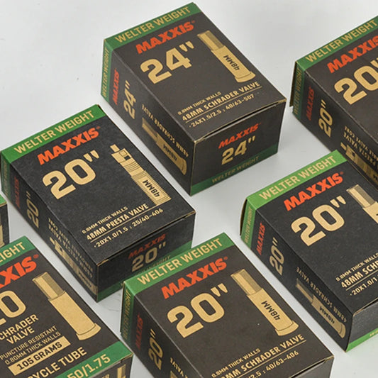 MAXXIS Bicycle Inner Tube - Presta & Schrader Valve for 20, 24, 26, 27.5, 29 Inch & 700C Bikes