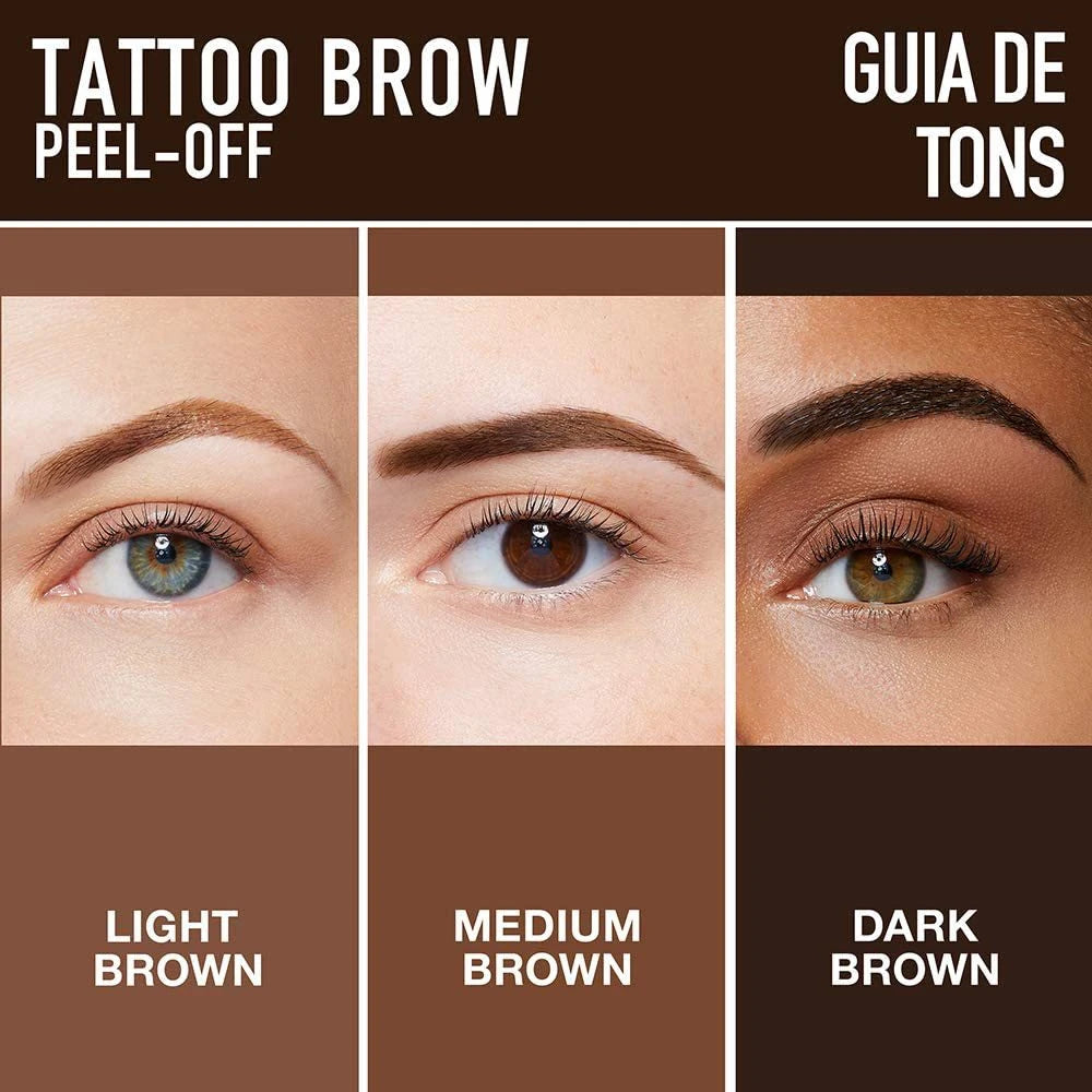 Long-Lasting 3-Day Tattoo Eyebrow Gel Cream – Easy Peel-Off, Smudge-Proof, Sweat-Resistant Waterproof Cosmetic