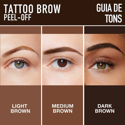 Long-Lasting 3-Day Tattoo Eyebrow Gel Cream – Easy Peel-Off, Smudge-Proof, Sweat-Resistant Waterproof Cosmetic