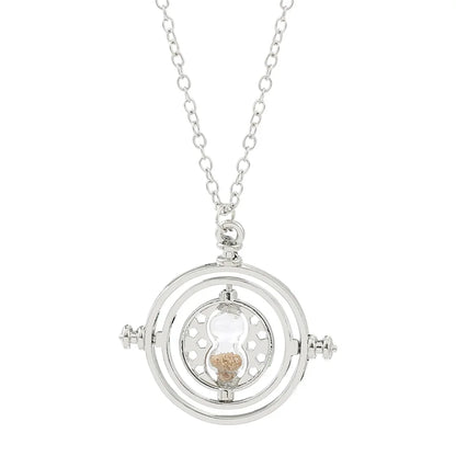 Harry Potter Golden Snitch Time-Turner Hourglass - 360° Rotatable Cosplay Pendant and Wizard Fan Gift