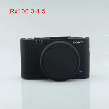 Sony RX100 ZV Series Silicone Camera Case - Soft Rubber Protective Body Cover Bag for RX100 III IV V VI VII ZV1 ZV-E10 Camera Protector