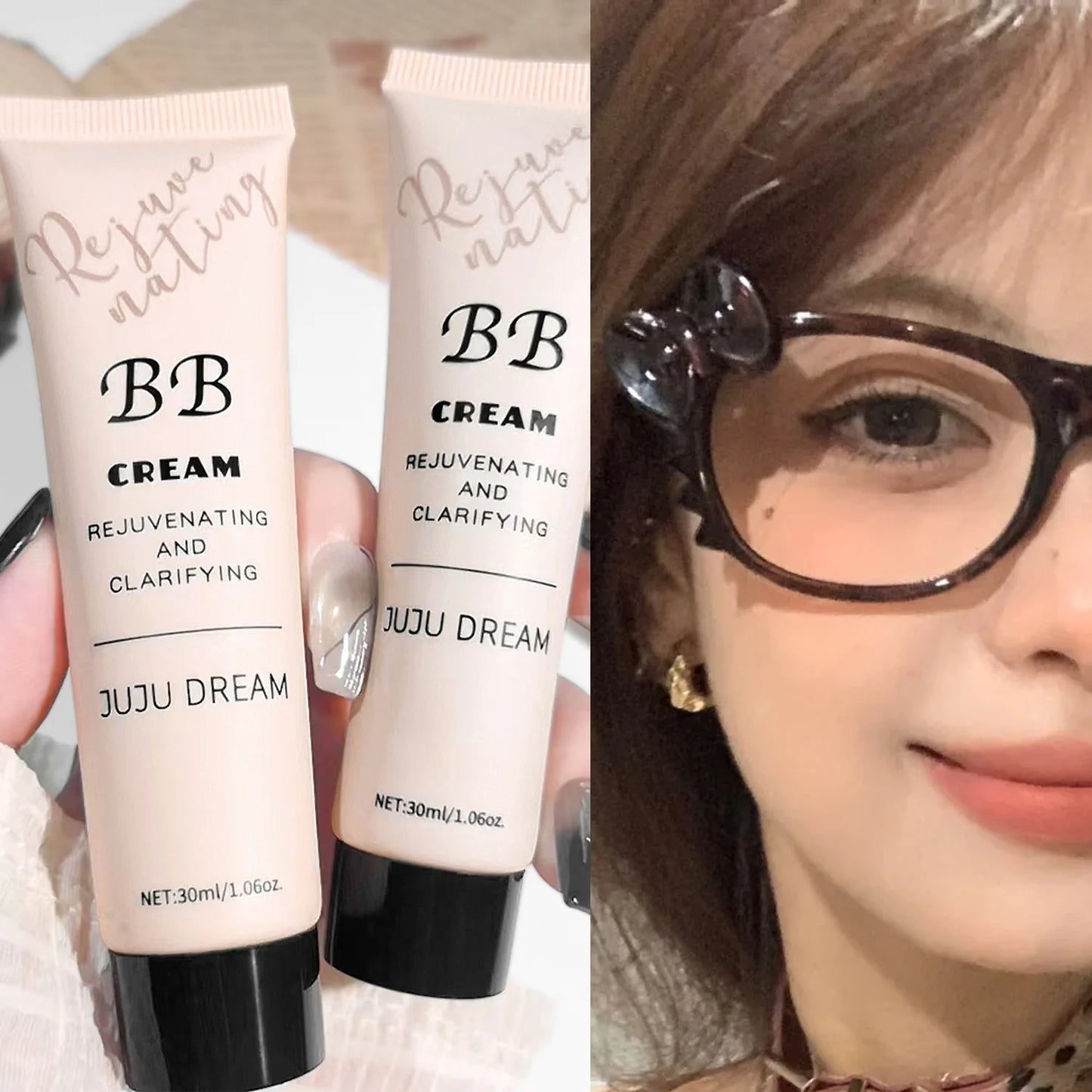 BB Cream & Isolation Liquid Foundation – Moisturizing, Oil-Control, Long-Lasting Makeup for Dry Skin, No Powder Finish