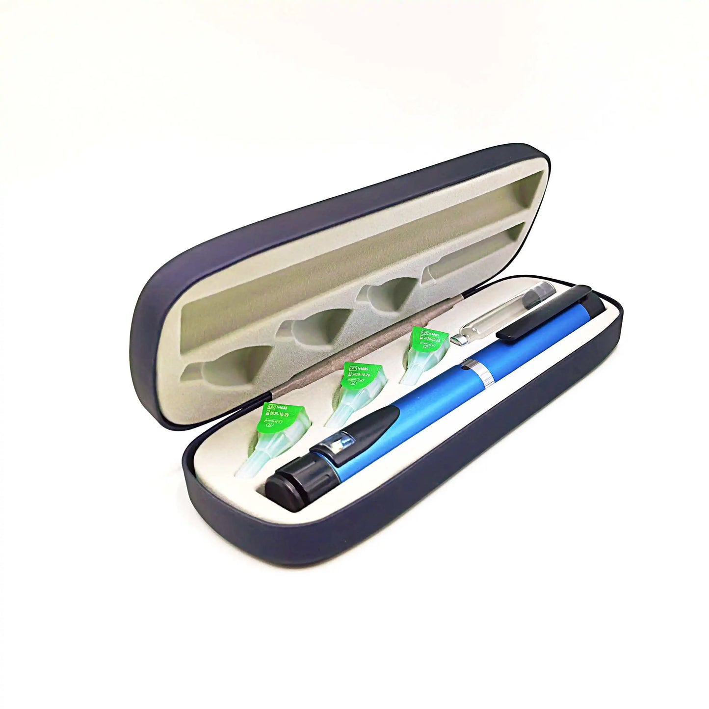ChiJiaoDr Reusable Metal Insulin Pen — Sterile 3ml Cartridge Injection Syringe for Safe Medication Delivery