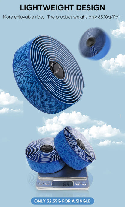 BUCKLOS Road Bike Handlebar Tape – Soft Non-Slip Drop Bar Strap for Gravel, Racing & Speed Bicycles