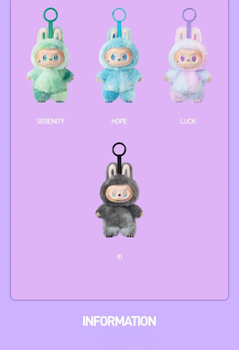 Labubu V3 Blind Box Figure — 100% Original Big Into Energy Monster Pendant | Genuine Anime Doll Action Figurine