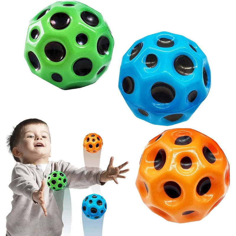 Bouncy Rubber Balls for Kids | High-Bouncing Sensory Fidget Toys and Stress Relief | Sports Training Ball for Outdoor Games