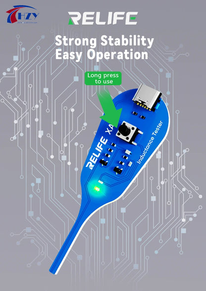 RELIFE XA5 Inductance Tester - Non-Contact Electromagnetic Fault Detection Tool for PCB & Phone Repair