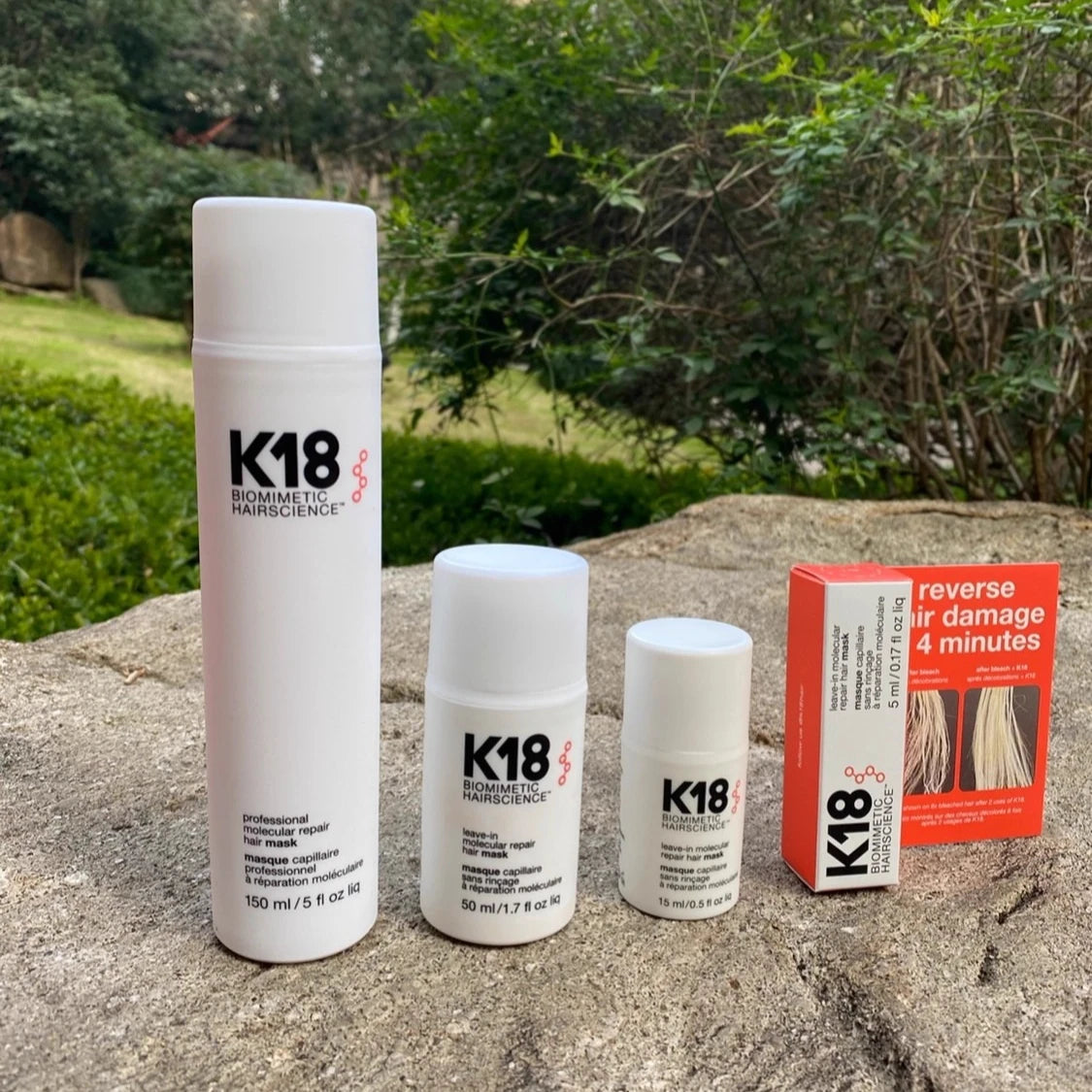 K18 Leave-In Molecular Repair Hair Mask – Deep Conditioning Keratin Treatment for Smooth, Healthy Hair (50ml/150ml)