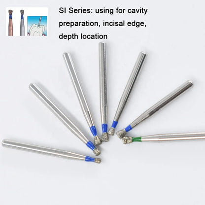 5pcs FG Dia 1.6mm Dental Drills – High-Speed Handpiece Diamond Burs for Teeth Whitening