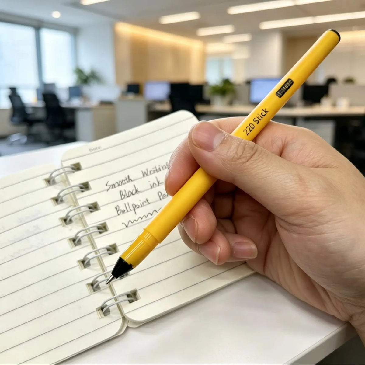 12-Piece 0.7mm Ballpoint Pen Set - Smooth-Writing Oil-Based Ink Pens