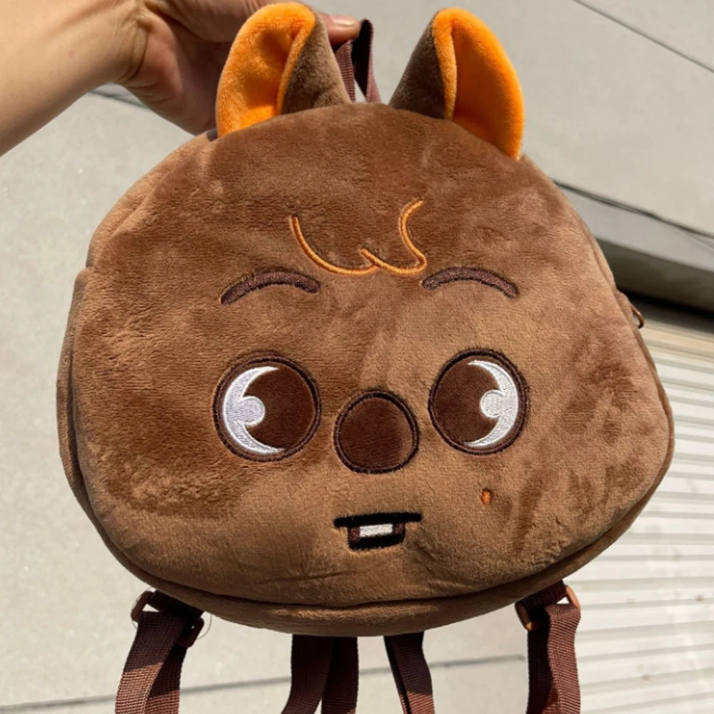 310style Skzoo Plush Pencil Case – Kawaii Kpop Stray Wolf Stuffed Animal Toy, Cartoon Plush Doll for Kids Gift
