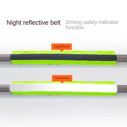 Car Outdoor Off-road Trailer Tow Rope | Multiple Sizes | Emergency Rescue Nylon Rope | Thicker & Color-Changing for Enhanced Visibility