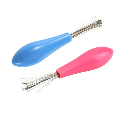 Hair Brush Cleaner Tool – Plastic Handle Comb Cleaning Brush for Removing Embedded Hair & Debris