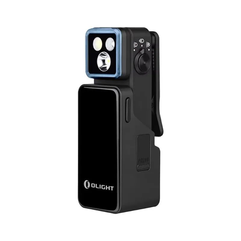 OLIGHT Oclip 2 Ultra/Pro Mini EDC Flashlight - 580LM/530LM Clip-On Headlamp with 360° Rotatable Pocket Work Light