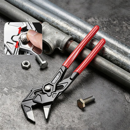 Adjustable Water Pump Pliers - Self-Locking Pipe Wrench for Plumbing, Faucets & DIY Repairs
