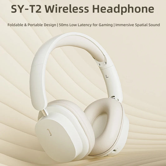 SY-T2 Bluetooth Headset – High-Quality Noise Reduction Wireless Headphones with Microphone for Gamers