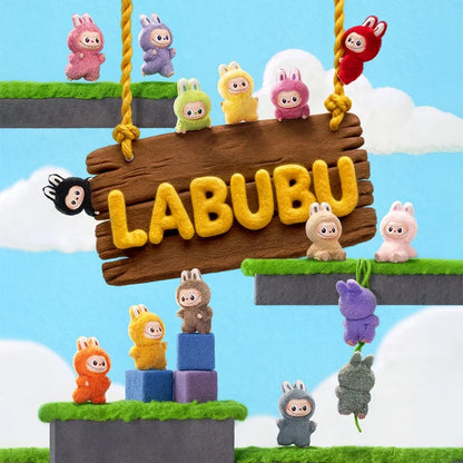 POP MART Labubu The Monsters Pin for Love – Vinyl Plush Pendant Blind Box, Cute Anime Figure Toy