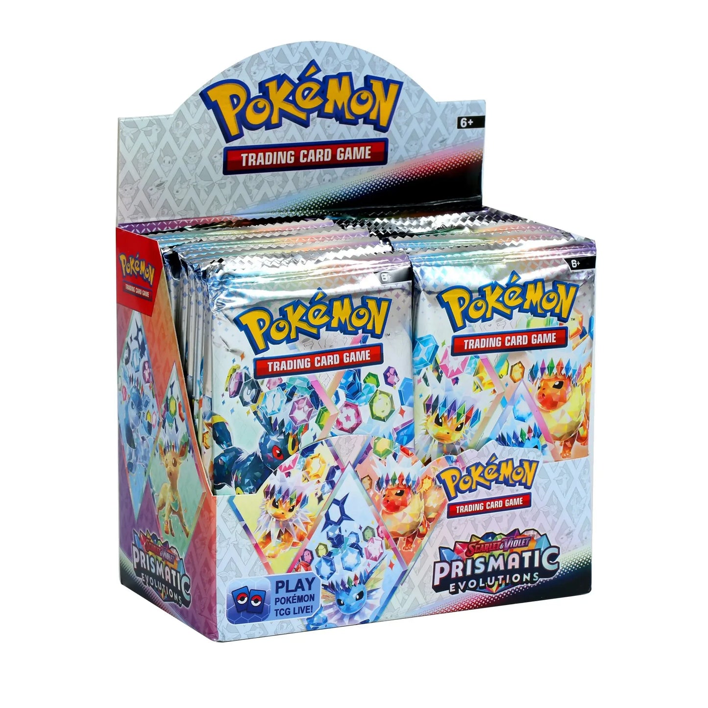 360PCS Pokémon Scarlet & Violet Prismatic Evolutions Booster Box – English Trading Cards 151 Ultra Prism Battle Set