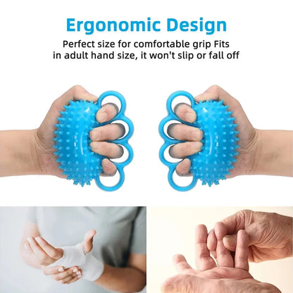 Hand Grip Strengthener Finger Exerciser Ball – Rehabilitation Therapy Tool for Stroke Recovery, Arthritis Relief & Elderly Hand Training