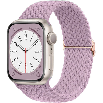 Elastic Braided Solo Loop Apple Watch Band – Adjustable Stretch Strap for Series SE, 5–11 & Ultra 3 (40mm–49mm)