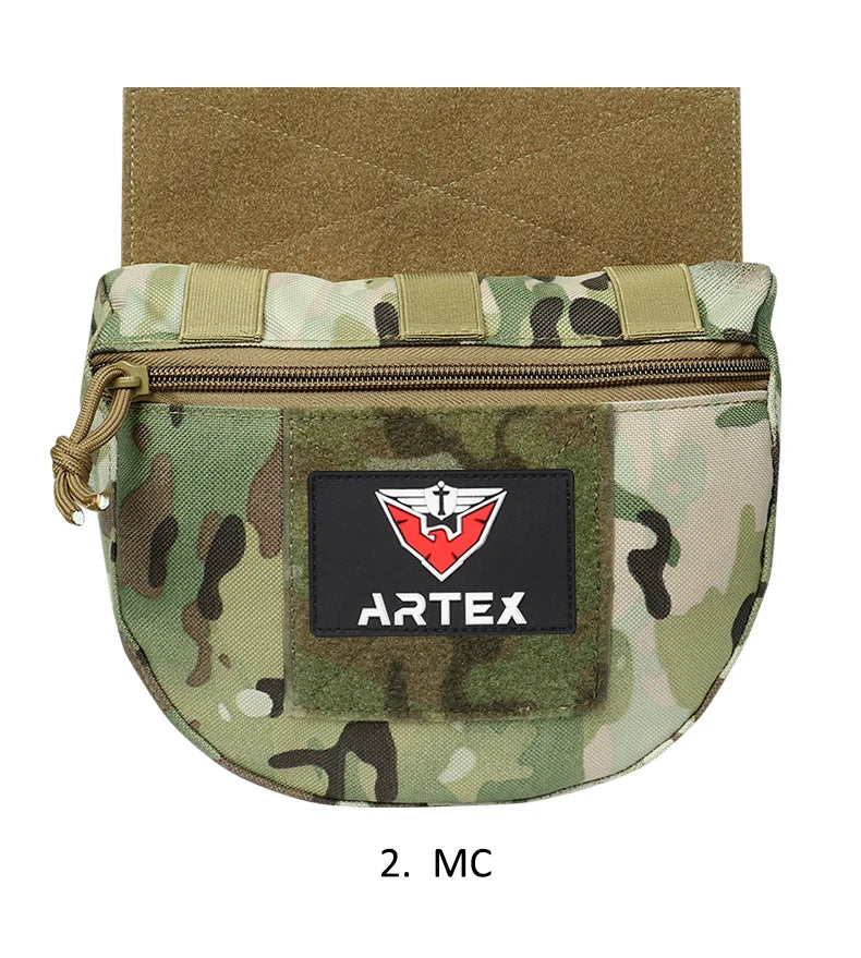 JPC/CPC Tactical Chest Pouch – Large Sub-Pouch MOLLE Expansion for Vest & Lower Belly Storage