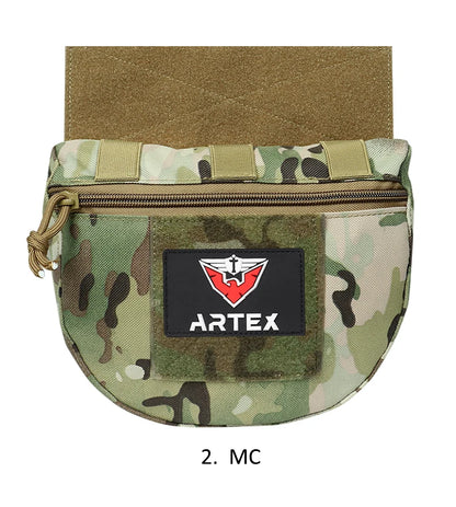 JPC/CPC Tactical Chest Pouch – Large Sub-Pouch MOLLE Expansion for Vest & Lower Belly Storage