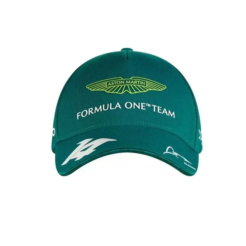 F1 Aston Martin Team Baseball Cap – Men’s & Women’s Adjustable Sports Hat Set