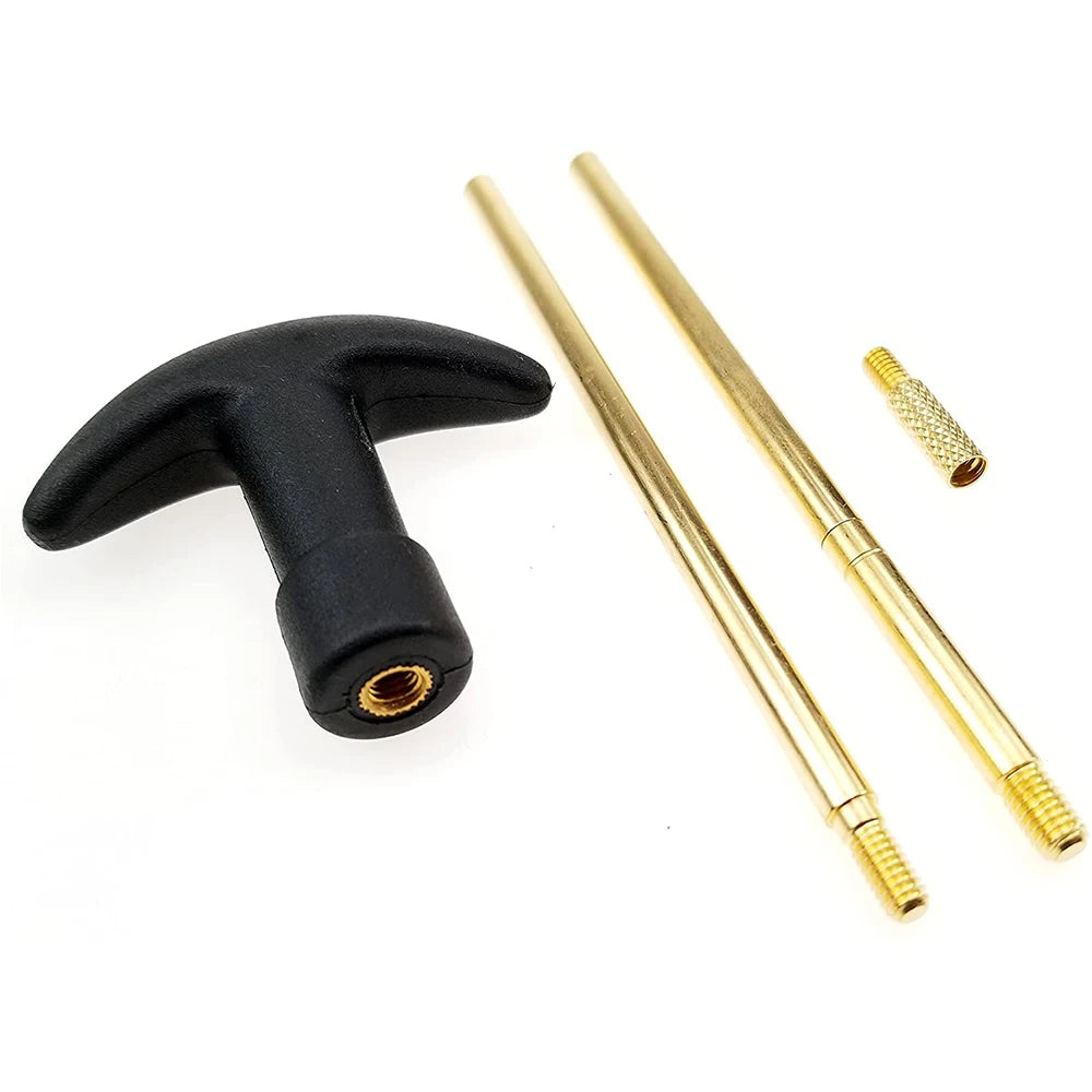 16PCS Tactical Gun Cleaning Kit – Universal Brass Rod for Handgun & Pistol Barrel Cleaning (.22/9mm/.40/.357 Caliber)