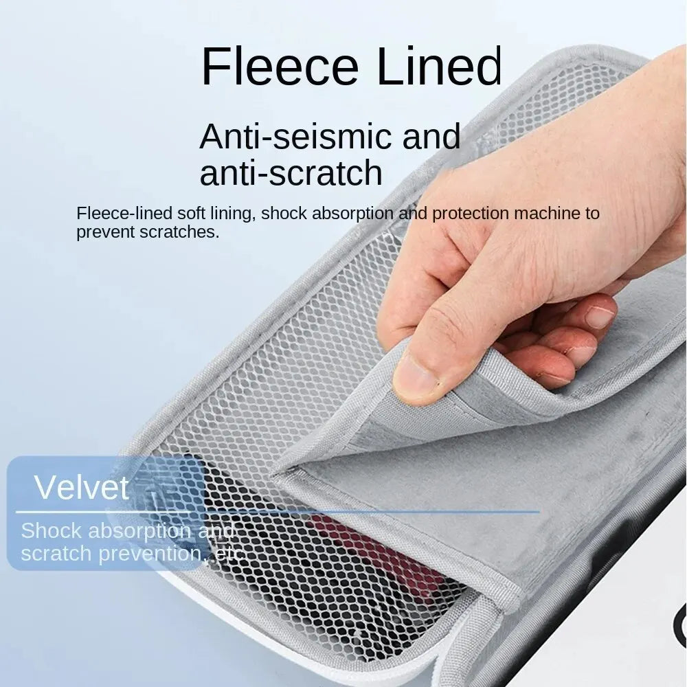 Data Frog Switch OLED/LITE Handheld Storage Bag: Nintendo Switch Portable PU Carrying Case - Protection Travel Bag