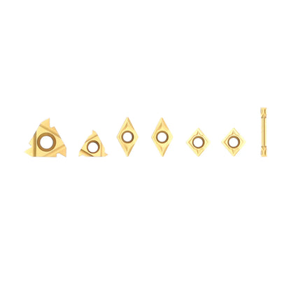 8-16mm Lathe Turning Tool Holder — Boring Bar & CNC Metal Cutter Rod with Shank and Inserts