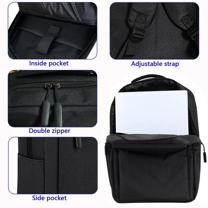 PS5 Gaming Travel Backpack – Protective Carrying Storage Case Bag for PlayStation 5 Console & Game Discs, Black Edition