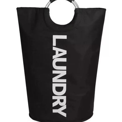 Extra-Large Waterproof Laundry Basket — Foldable with Padded Handle, Multi-Purpose Storage for Bathroom, Laundry Room, Balcony