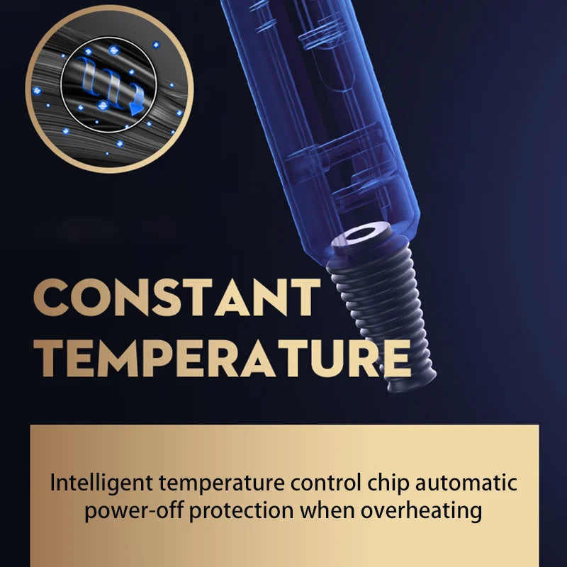 Anion Professional Hair Dryer — High-Speed Electric Turbine with Fast Drying & Thermostat