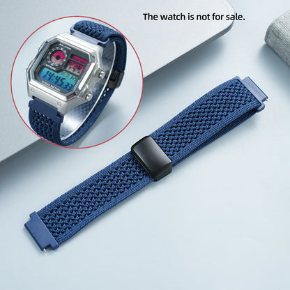 Sports Nylon Watch Band - 18mm Canvas Strap for Casio AE-1200WH AE-1300 and W-218 Watches