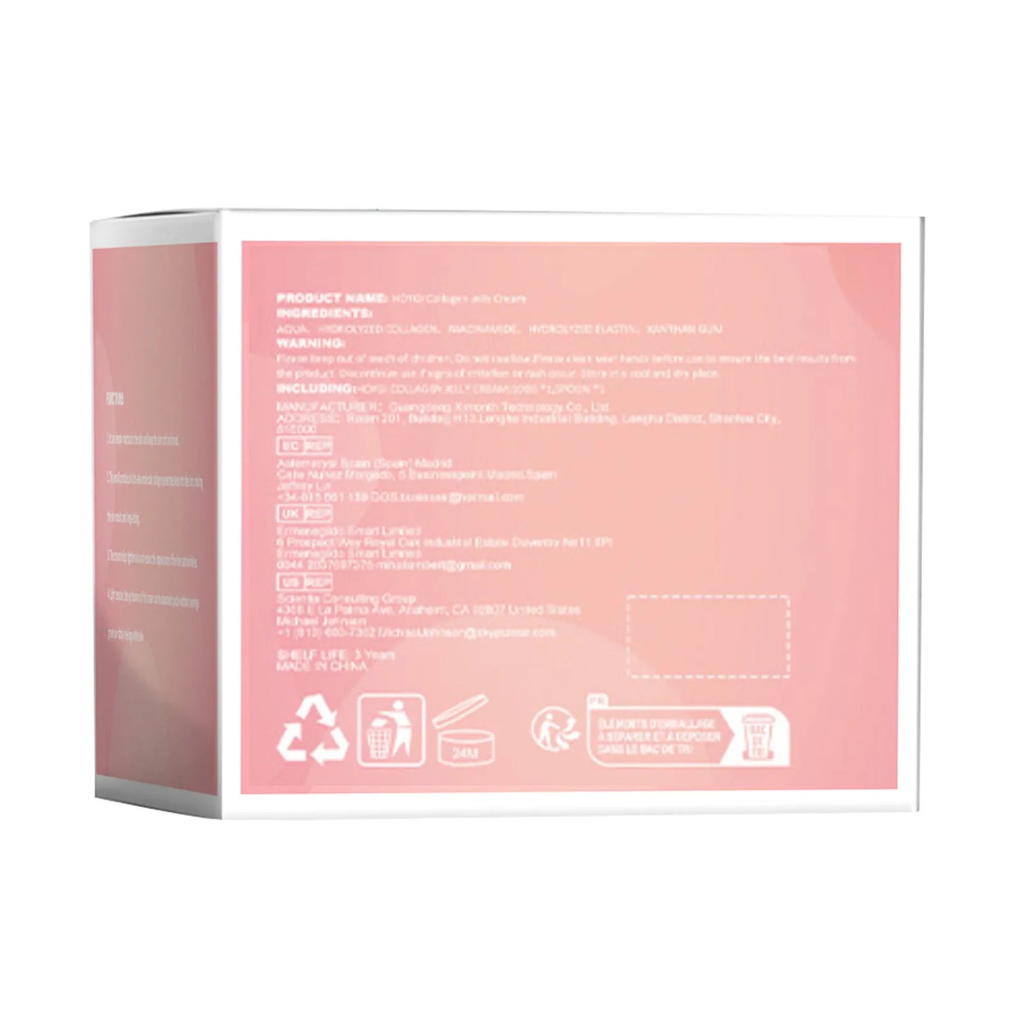 100g Collagen Jelly Cream – Anti-Aging, Anti-Wrinkle, Hydrating, and Skin Tightening Moisturizer for Soft, Firm Skin